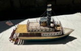 FOLK ART WOOD HANDMADE MISSISSIPPI RIVER BOAT 19