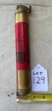 SMALL BRASS VINTAGE FIRE EXTINGUISHER