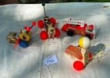 VINTAGE FISHER PRICE PULL TOYS