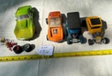 FLAT OF BUILT MODEL CARS AND PARTS