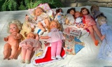 LARGE LOT OF VINTAGE DOLLS INCLUDING 1960S MATTEL, IDEAL & MORE