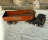 1960S PRESS STEEL STRUCTO SEMI DUMP TRUCK