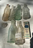 OLD VINTAGE GLASS BOTTLES INCLUDING JACKSONVILLE, COCA-COLA BEARDSTOWN, ASTORIA & MORE