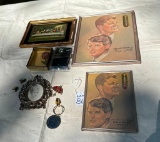 FLAT LOT OF JOHN F KENNEDY & ROBERT KENNEDY THERMOMETERS & MORE