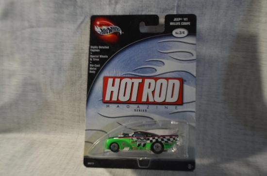 Hot Wheels Hot Rod Magazine Series Jeep 41 Willys Coupe