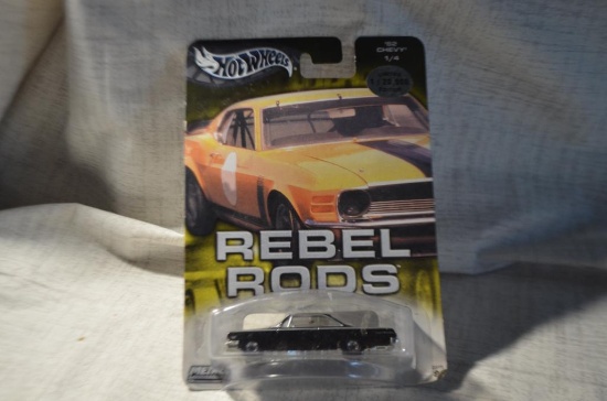 Hot Wheels Rebel Rods 62 Chevy Limited Edition 1/20,000