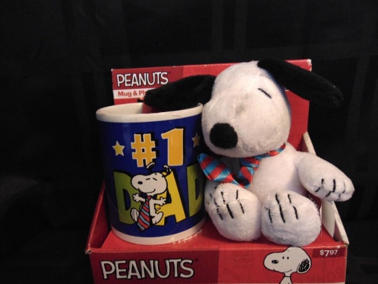 Peanuts, Snoopy mug & Plush set