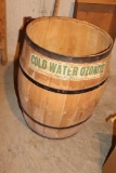 Vintage Water Barrel and Furniture Pieces
