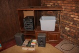 Entertainment Center, Stereo and CD's