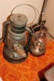 Barn Lantern and oil lamp