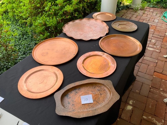 Quantity of copper plates