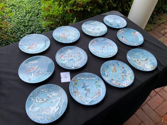 12 Days of Christmas collector plates