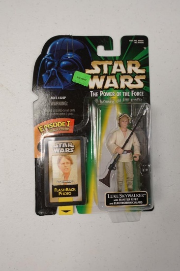 Hasbro Star Wars The Power Of The Force Luke Skywalker with Blaster Rifle