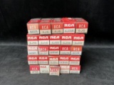 LOT OF VINTAGE RCA RADIO ELECTRON TUBES VARIOUS NUMBERS
