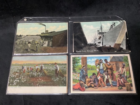 LOT OF VINTAGE BLACK AMERICANA POSTCARDS