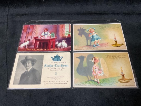 VINTAGE LOT OF ADVERTISING POSTCARDS SWIFTS PRIDE, BUSTER BROWN & MORE
