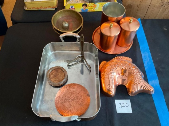 Variety of Copper & Brass items