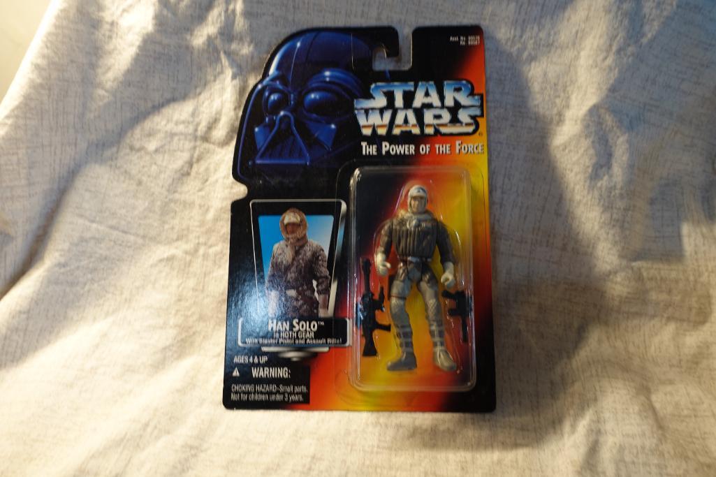 Star Wars Power Force Han Solo Hoth Gear Action Figure Kenner 