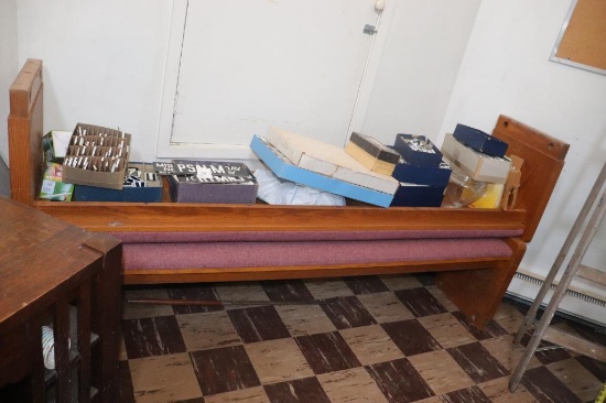 7ft Church Benches with Content