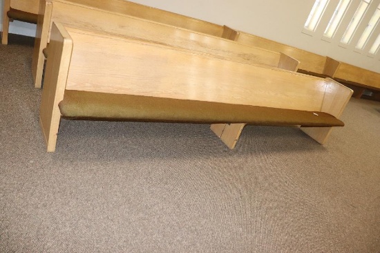 11ft by 8inch Church Pew