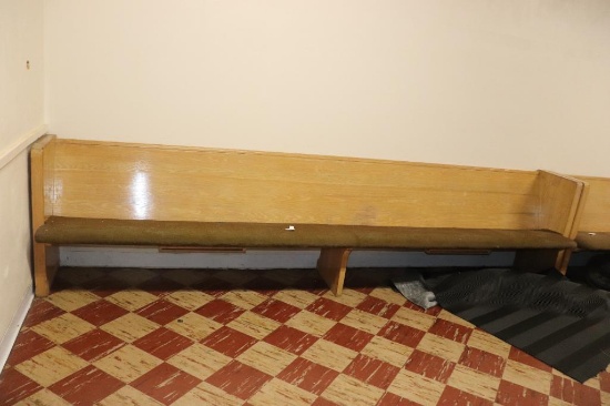 11ft by 8inch Church Pew