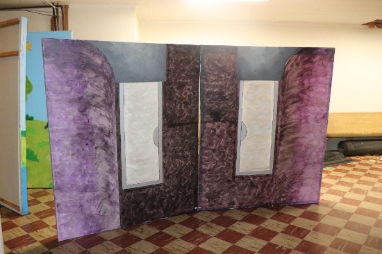 Canvas Oil Painted Play Props