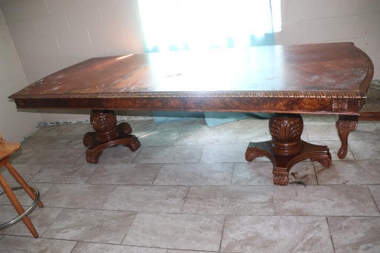 9ft Long Large Solid Wood Table