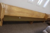 11ft by 8inch Church Pew