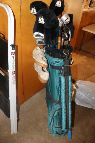 Set of right handed warrior golf clubs