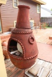 Clay Chiminea