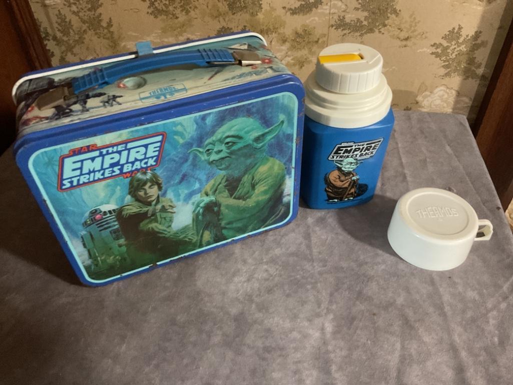 Vintage Star Wars Empire Strikes Back Lunchbox and Thermos 1980