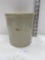 1/2 GAL WHITE HALL SAW TOOTH CANISTER-NO SHIPPING