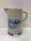 BLUE AND WHITE DUTCH SCENCE PITCHER-NO SHIPPING