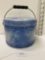 BLUE AND WHITE BUTTER WITH LID-NO SHIPPING