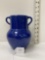 BLUE VASE MARKED WACO ON BOTTOM-NO SHIPPING