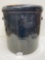 5 GAL A.D. RUCKEL AND SON WHITE HALL CROCK-NO SHIPPING