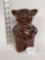 SEWER TILE PIG BANK- 8 INCHES TALL-NO SHIPPING