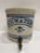 2 GAL WHITE HALL ICE WATER COOLER WITH LID-NO SHIPPING
