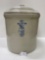 3 GAL WHITE HALL CROCK WITH LID-NO SHIPPING