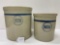 ONE GAL AND 1/2 GAL BLUE BAND CROCKS-NO SHIPPING