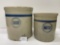 ONE GA AND 1/2 GAL BLUE BAND CROCKS-NO SHIPPING