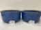 PAIR OF WHITE HALL SAW TOOTH BOWLS-NO SHIPPING