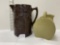 WHITE HALL PITCHER AND OHIO WATER JUG-NO SHIPPING