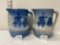 PAIR OF DUTCH SCENCE PITCHERS-NO SHIPPING
