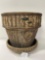 ROBINSON-RANSBOTTOM FLOWER POT WITH BASE-NO SHIPPING