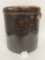 4 GAL BROWN CROCK-NO SHIPPING