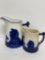 PAIR OF SLEEPY EYE PITCHERS-NO SHIPPING