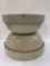 PAIR OF WHITE HALL SAW TOOTH BOWLS 12 AND 13 INCH-NO SHIPPING