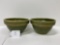 PAIR OF WESTERN STONEWARE BOWLS 5 INCH-NO SHIPPING