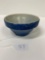 5 INCH BLUE AND WHITE RING BOWL-NO SHIPPING